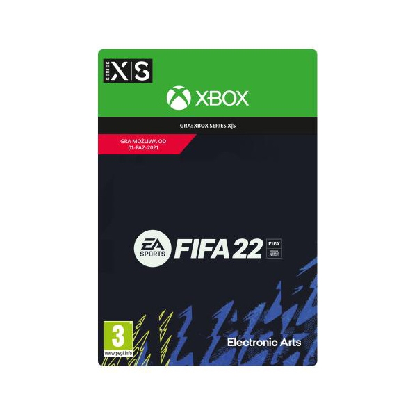 FIFA 22 - Gra  Xbox Series X/S kod aktywacyjny